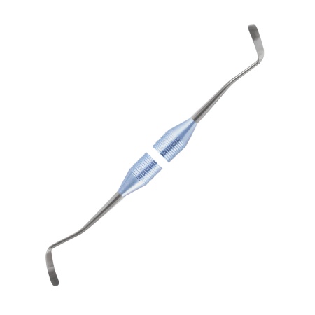 03-15 Гладилка мини двусторонняя изогнутая